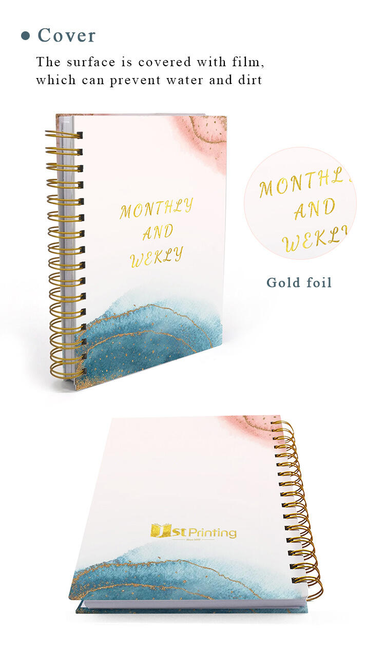 Spiral Notebook With Box  Elegant Spiral-Bound Notebook Set with Protective Box factory