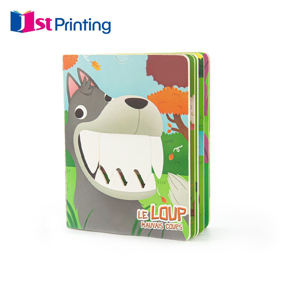 Children's board books Custom size color baby picture reading learning hardcover book for kids custom printing service