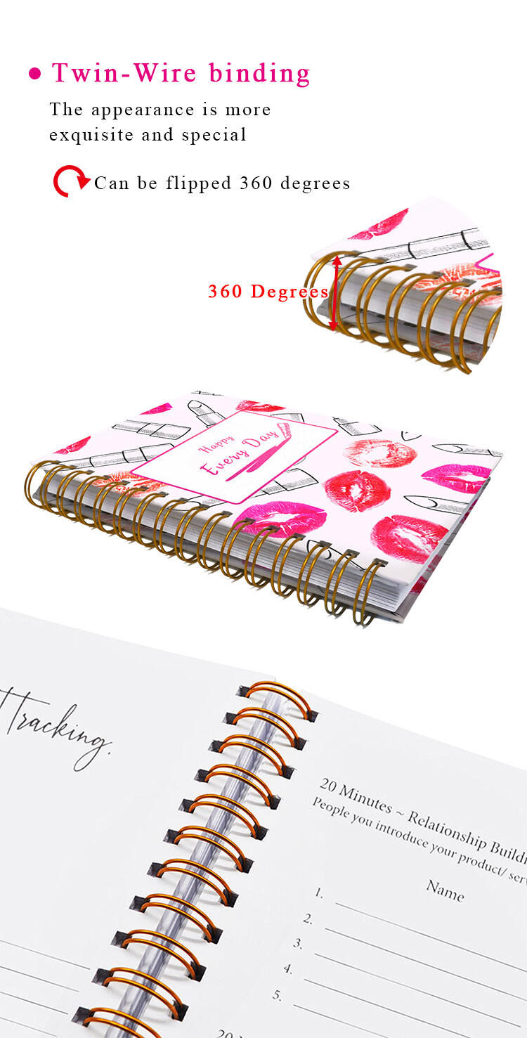 Spiral Planner With Box  Featuring Stylish Cover Design, Durable Binding, supplier