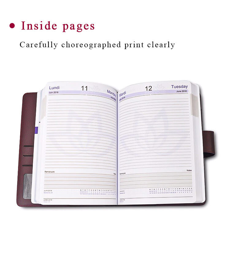 Leather Cover Planner Sophisticated Leather Cover Planner with Timeless Craftsmanship supplier