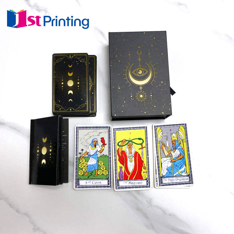 Juego de cartas personalizado de tarot oraculo Impresión de tarot original de cartas de mazo