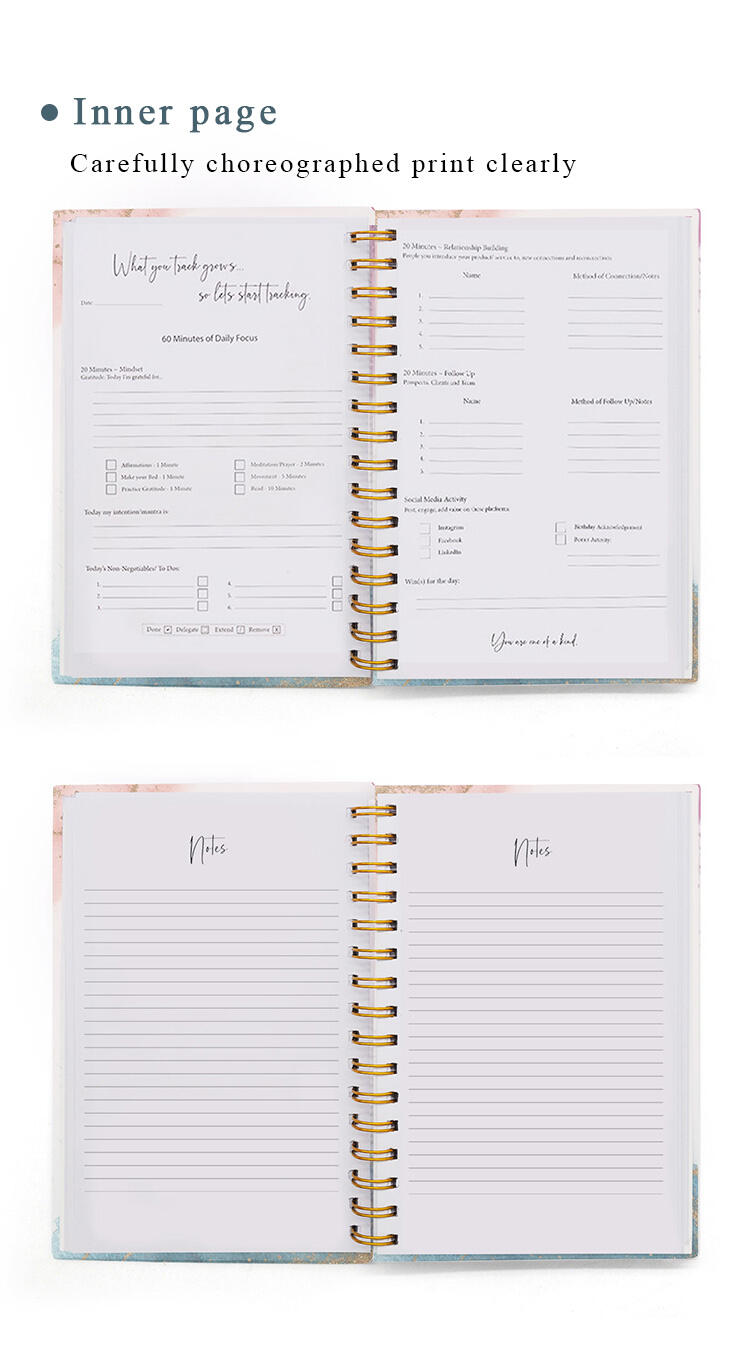 Spiral Notebook With Box  Elegant Spiral-Bound Notebook Set with Protective Box manufacture