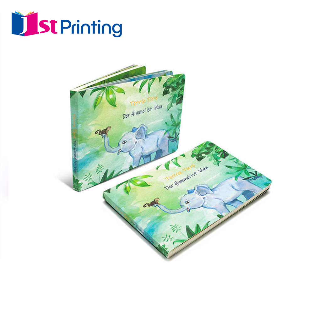 picture comic book Custom Coloring Professional Kids Child Cardboard Books printing service drawing manga Children Board Book