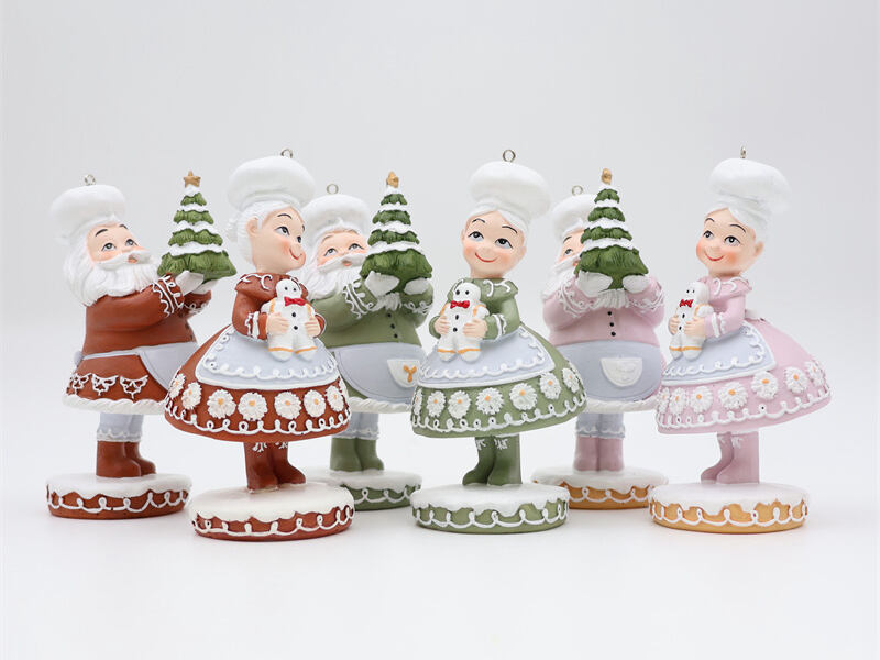 Custom Resin Gingerbread Santa Ornaments: Where Whimsy Meets Holiday Cheer
