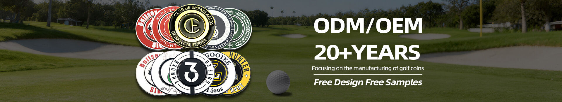 custom golf ball markers  accessories  full metal-0