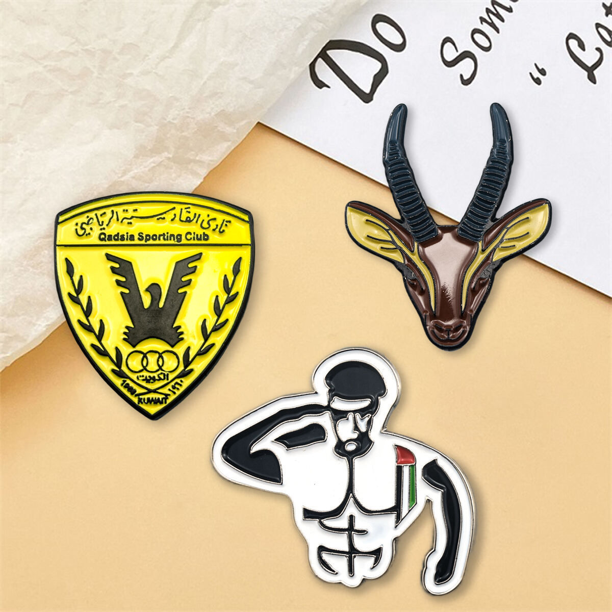Soft Enamel Phone Sticker