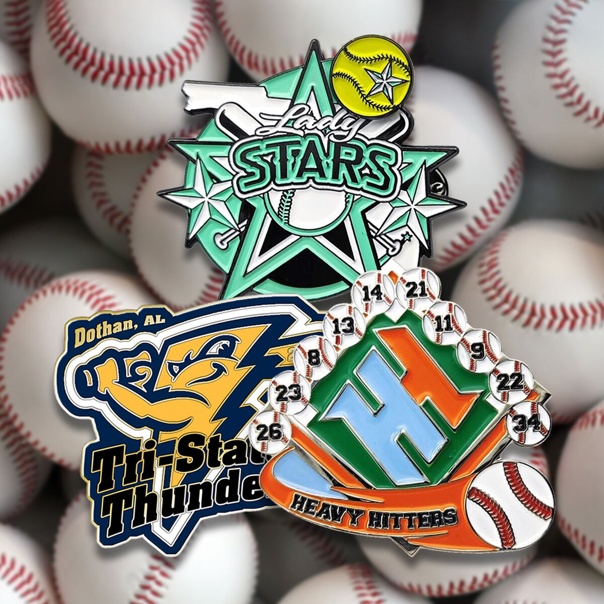 Baseball Trading Pins