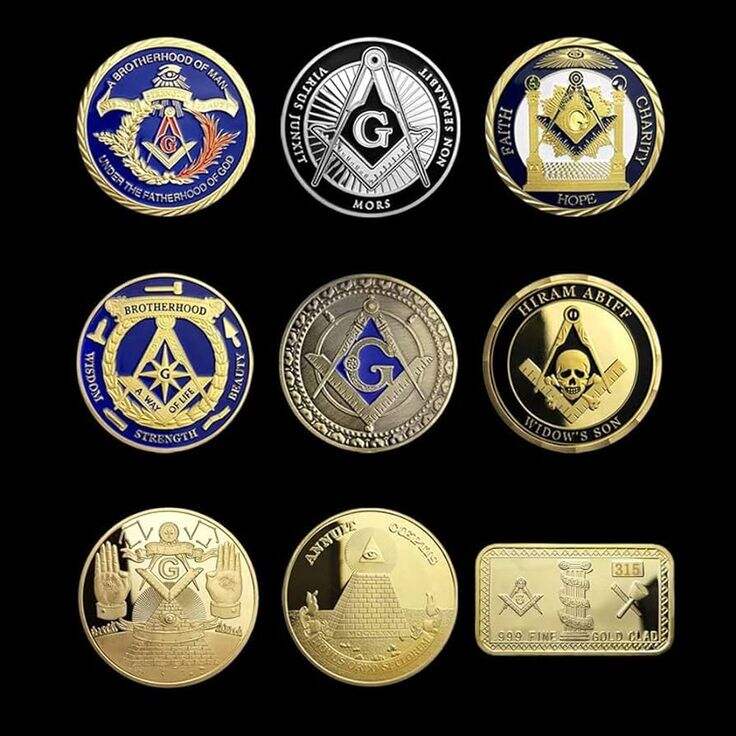 Freemason Masonic Challenge Coin 