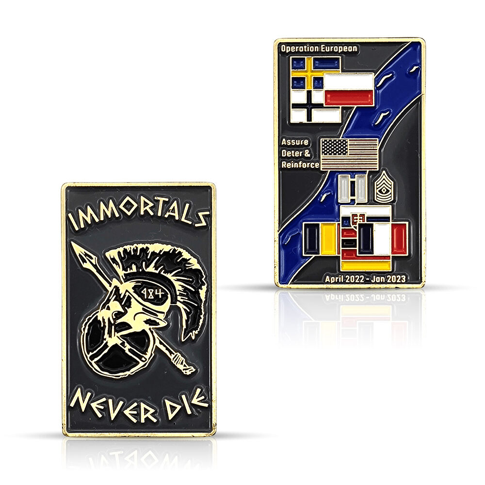 Square Challenge Coin