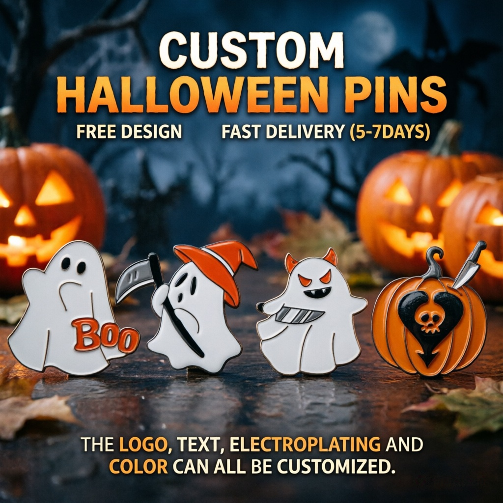 collection 2026 des épingles émaillées les plus tendances pour Halloween