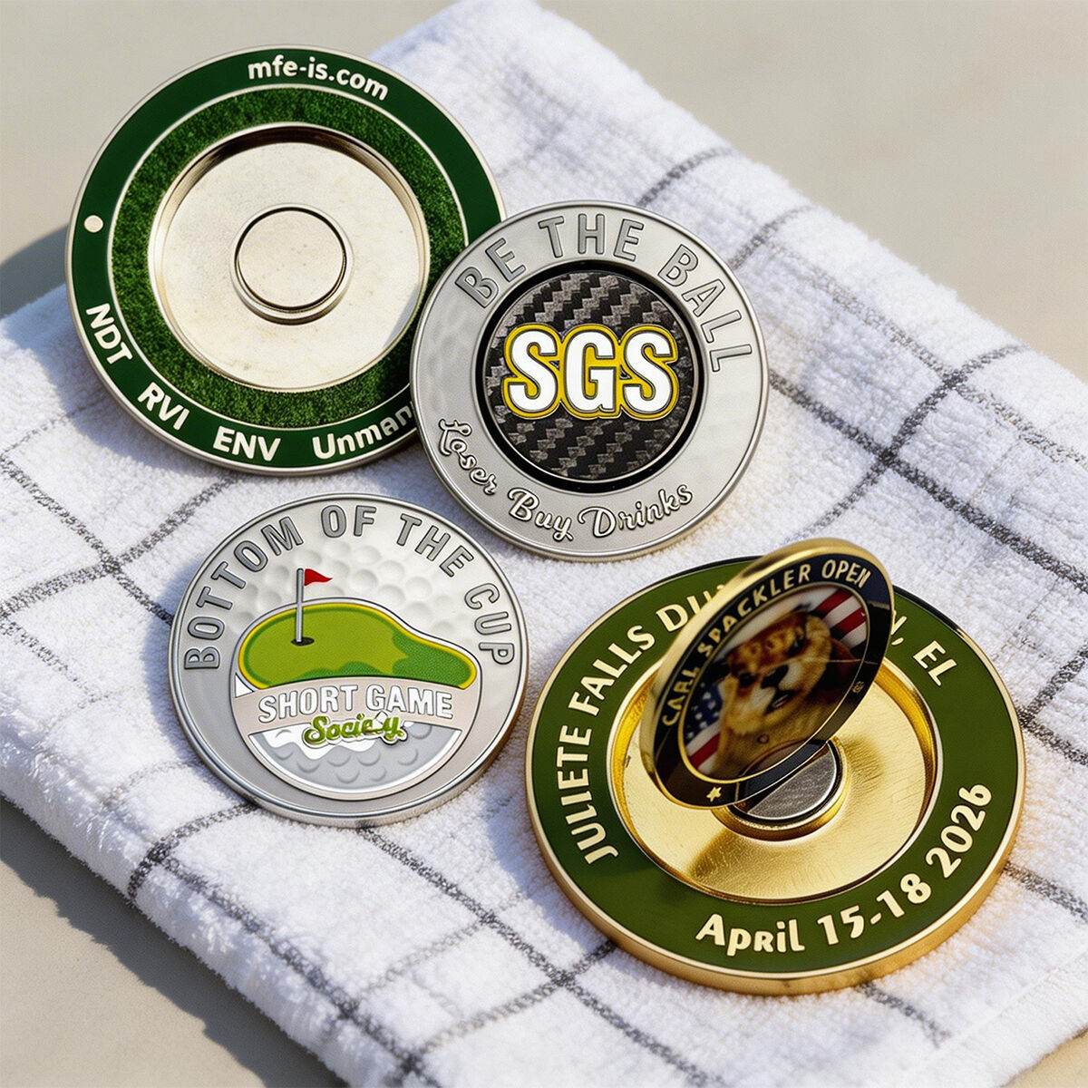 Golf Ball Marker & Hard Enamel 