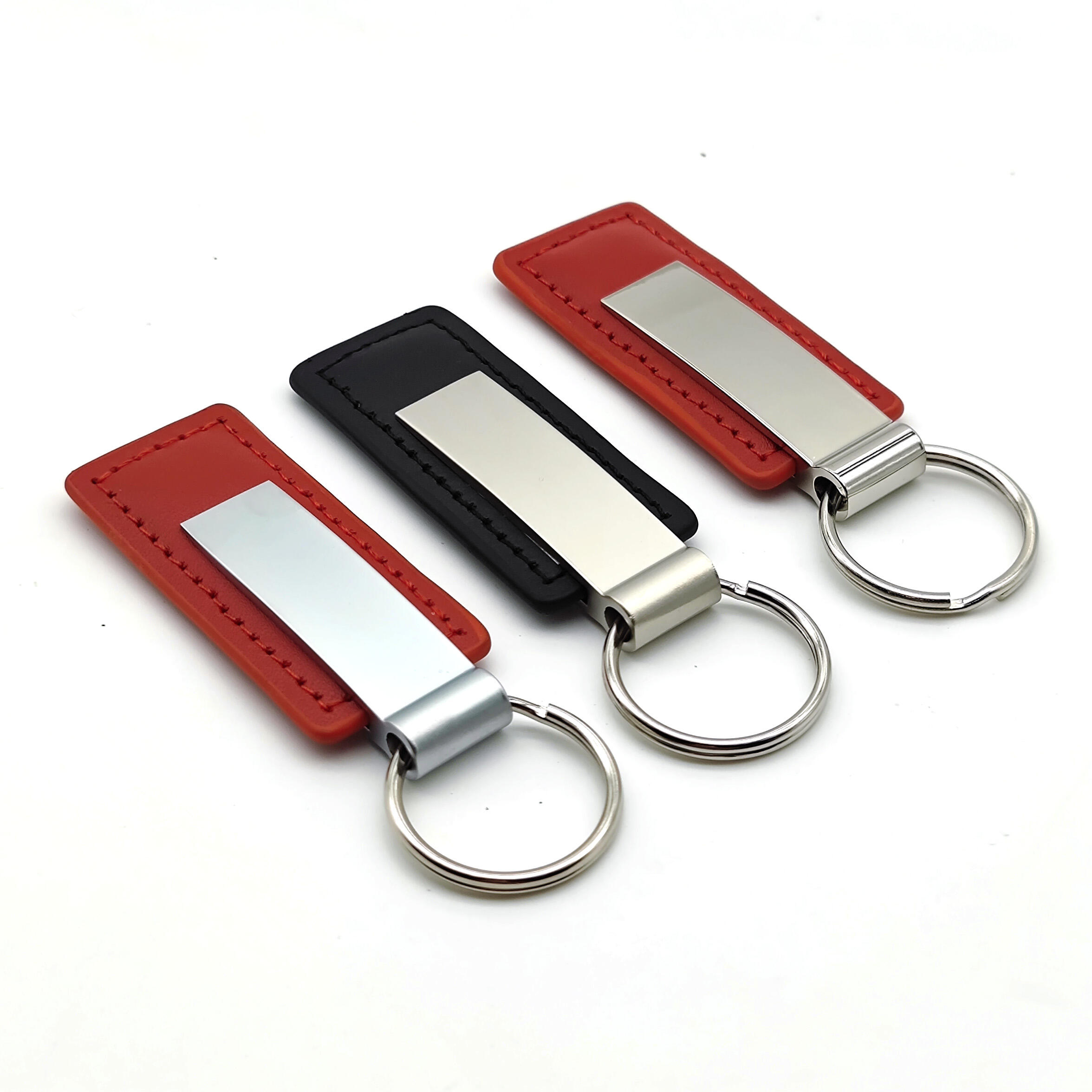 Leather keychains
