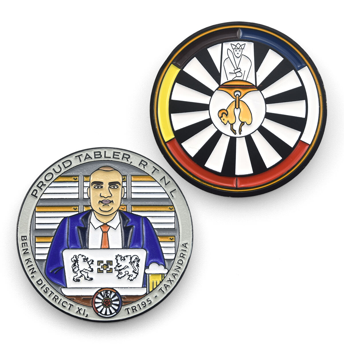 Round Challenge Coin