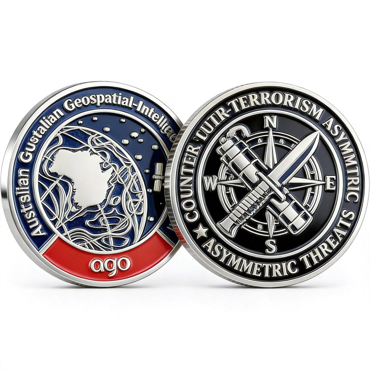 Challenge Coins - Soft Enamel  3/4