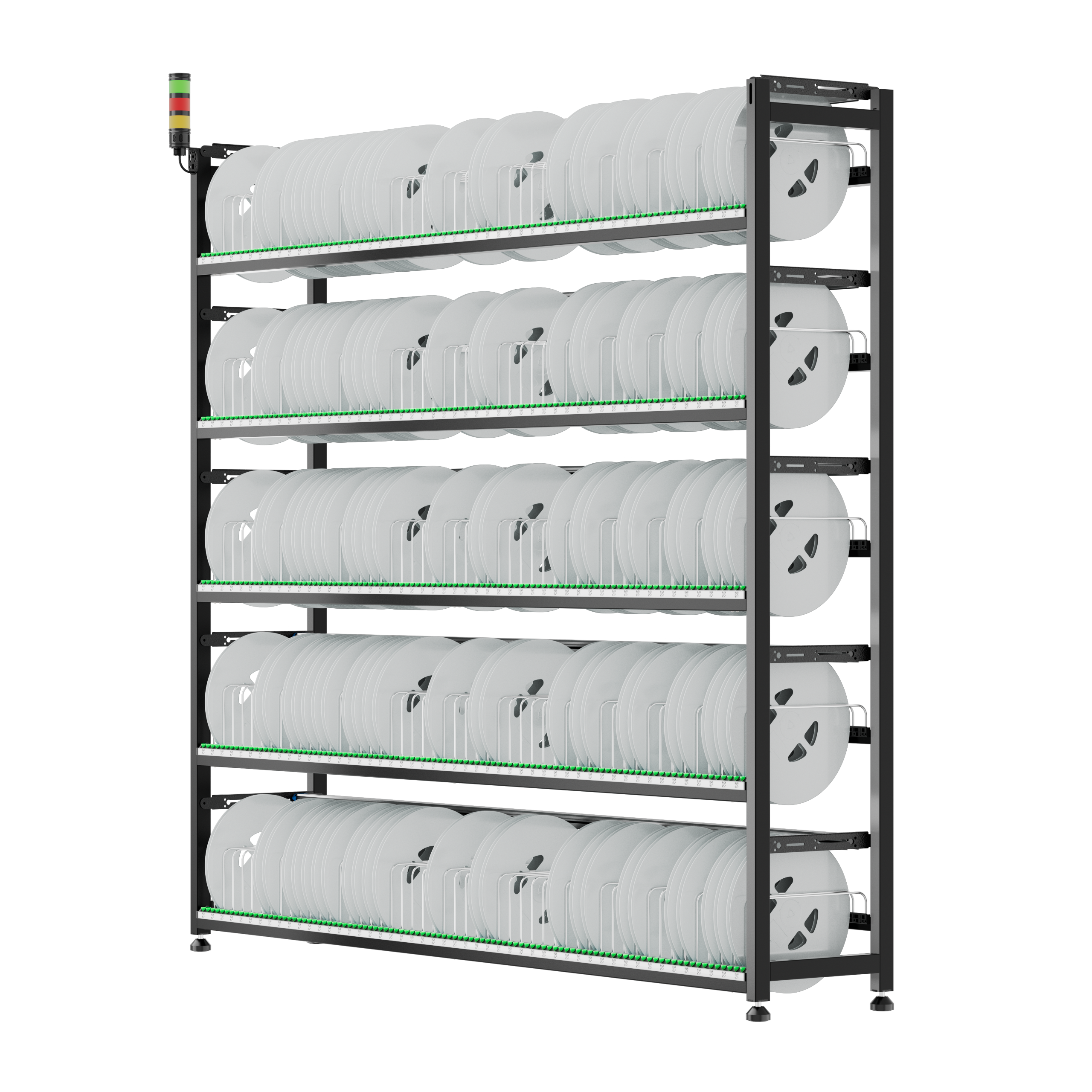 Leenol Sheet Metal Induction Type intelligent rack adjustable storage location for large reels