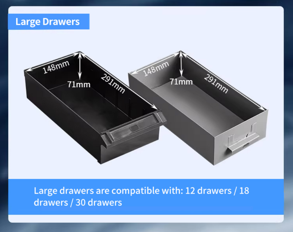leenol 30 drawer esd component cabinet industrial grade esd parts cabinet wear resistant and scratch resistant-0