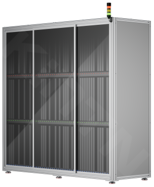 leenol SMT Intelligent Stencil Cabinet Kabinet Penyimpanan Acuan Pintar SMT untuk Penyelesaian Simpanan Acuan Pengeluaran EMS Optimum