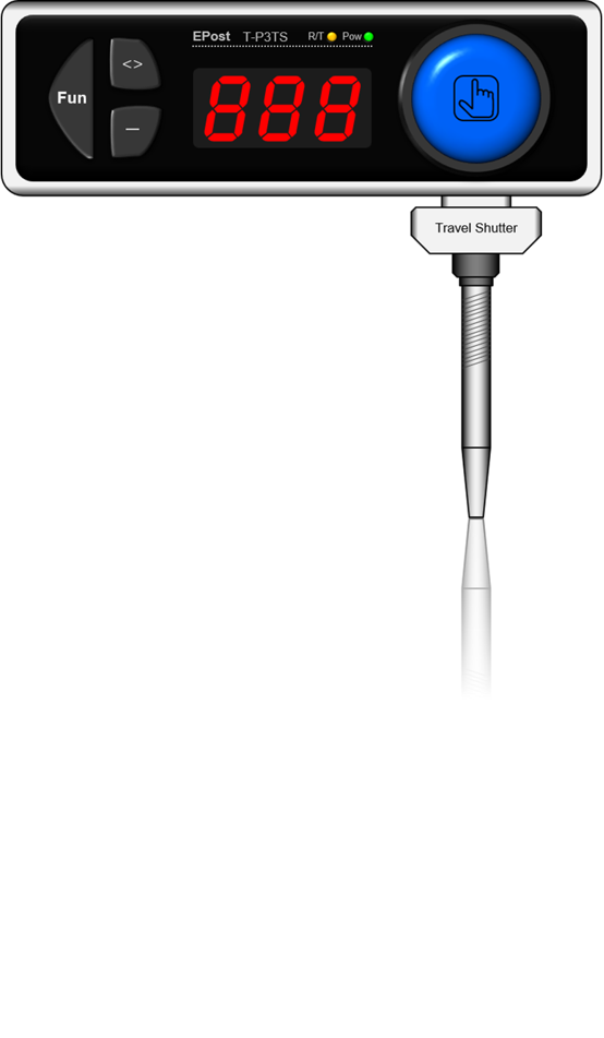 Leenol T-P3LT 3místný elektronický vyzvedávací štítek Počet míst digitálního displeje: P3 3místný displej
