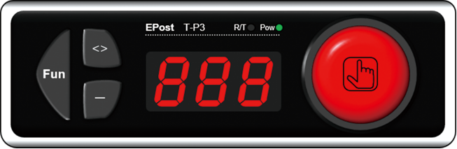 Leenol T-P3 3místný elektronický vyzvedávací štítek Trojmístný elektronický vyzvedávací štítek