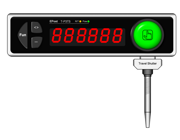 Leenol T-P6LT 6místný elektronický štítek pro vyzvedání Šestimístný elektronický štítek pro vyzvedání