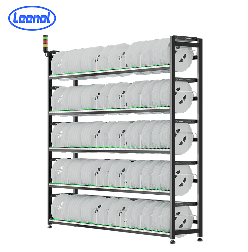 Leenol Sheet Metal Induction Type intelligent rack non-adjustable storage location for large reels