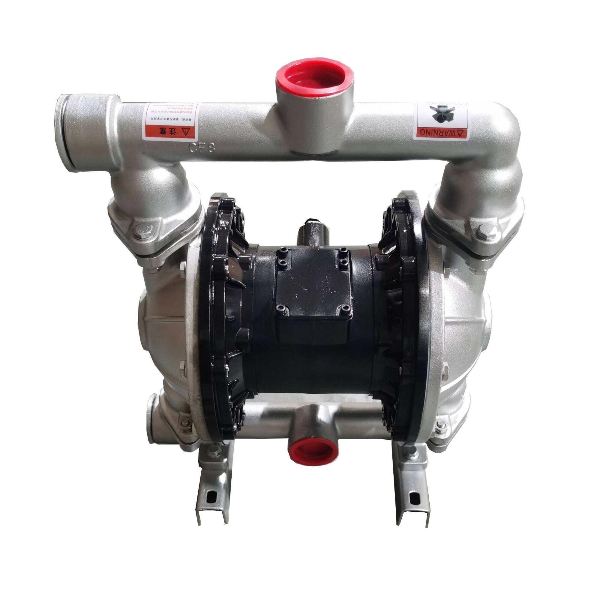 Factory Customizable Food Grade Stainless Steel QBY-40 Double Diaphragm Pump Air Operated Pneumatic