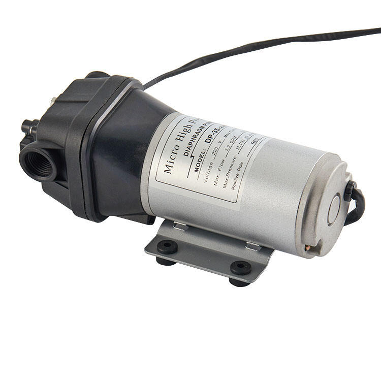 DP-35 12V 24V 220V Electric Self Priming Water Pump Micro Pump High Pressure 12L/min 35Psi Corrosion Resistant Diaphragm for Machining