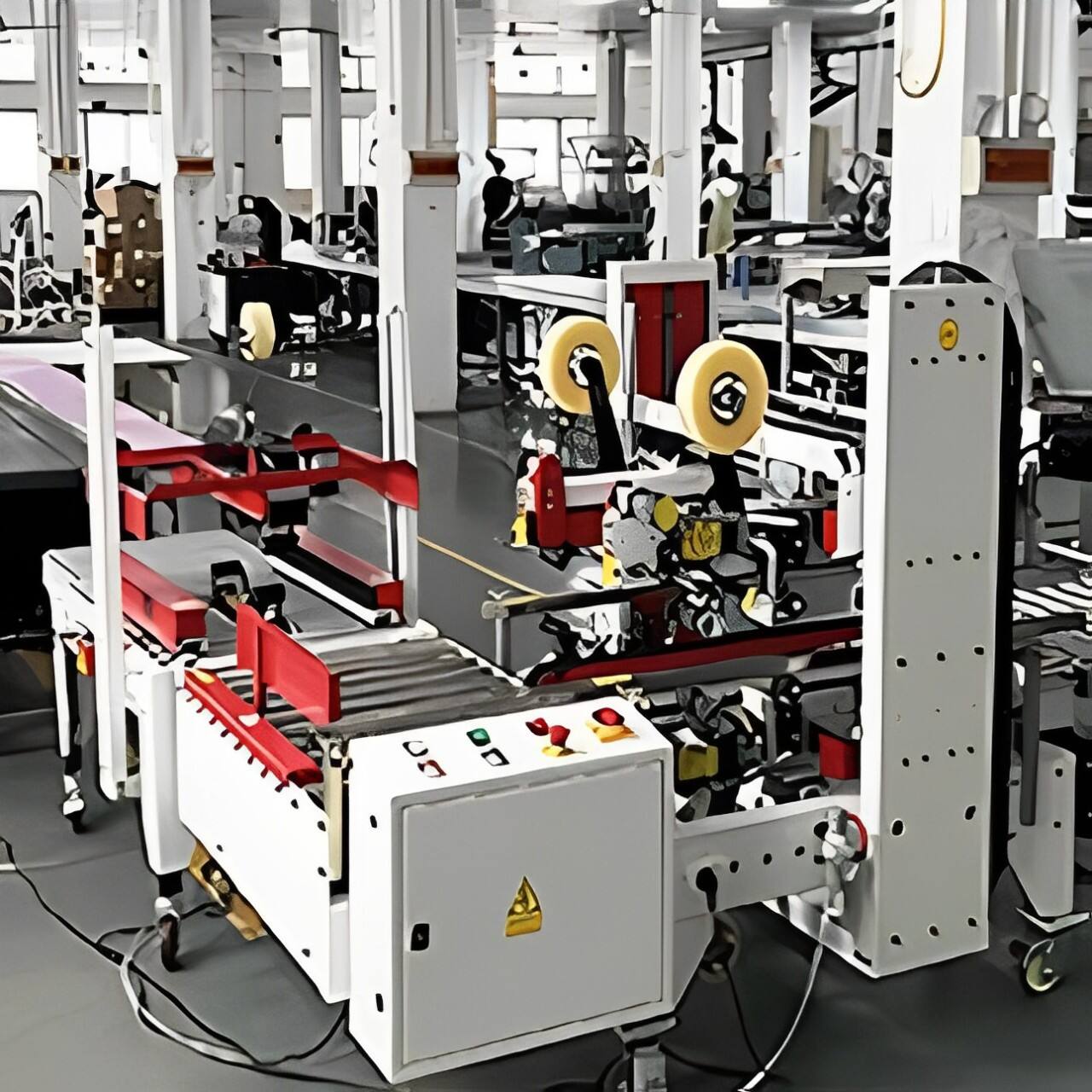 Auto box pasting machine