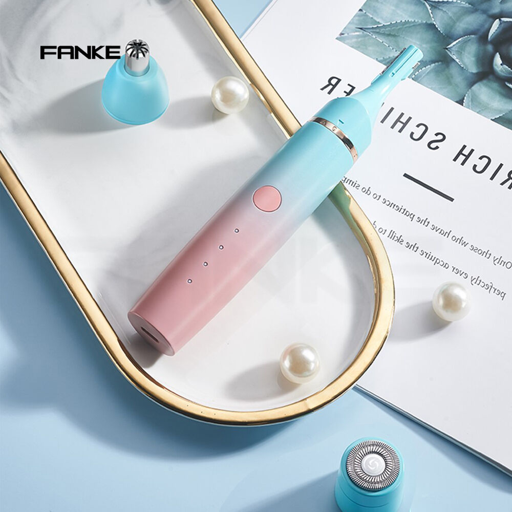 Customized Mini Shaver Set Nose Hair Trimmer Eyebrow Trimmer Waterproof Electric Shaver