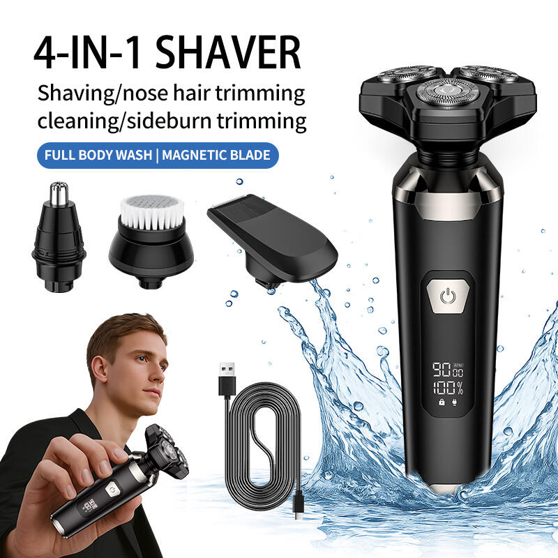 Factory Wholesale Electric Rotary Shaver 4 in 1 Electric Shaver Men FK-399