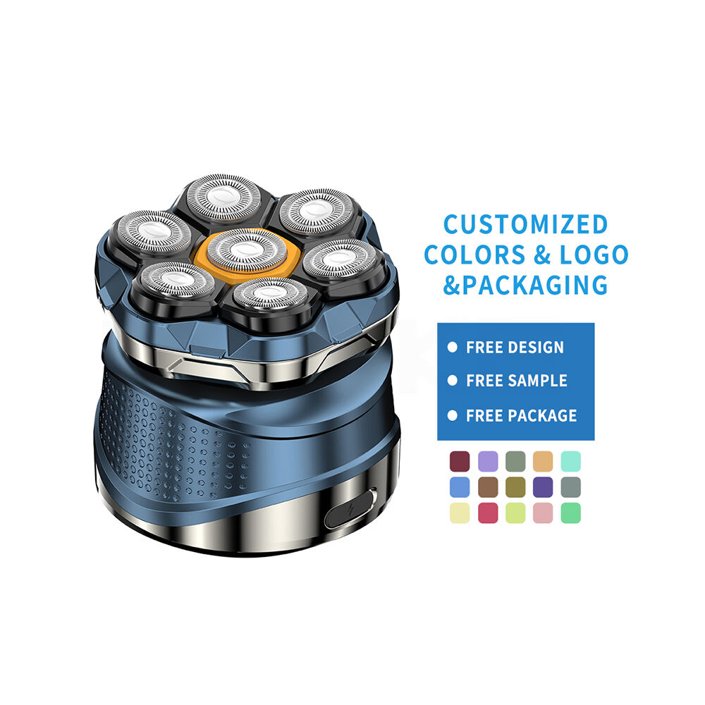 Wholesale 7-head Washable Electric Shaver for Bald Head FK-8801