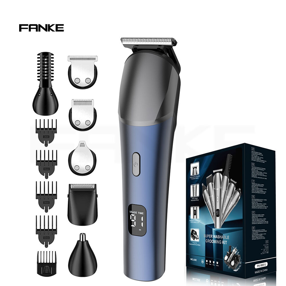6 in 1 Professional Electric Shaver Cordless Hair Clipper Set for Men