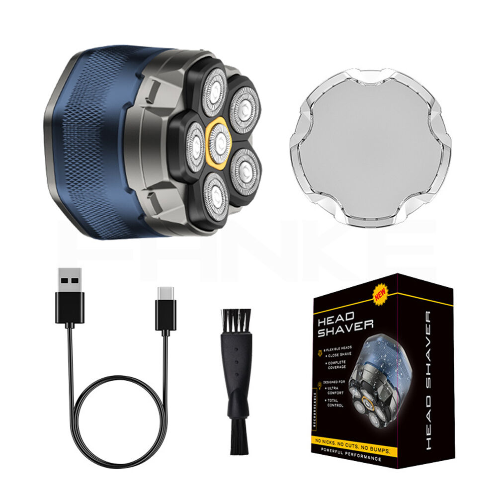 FK-8750 Industrial Bald Head Shaver: 6-Blade Floating Rotary, IPX6, CE ...