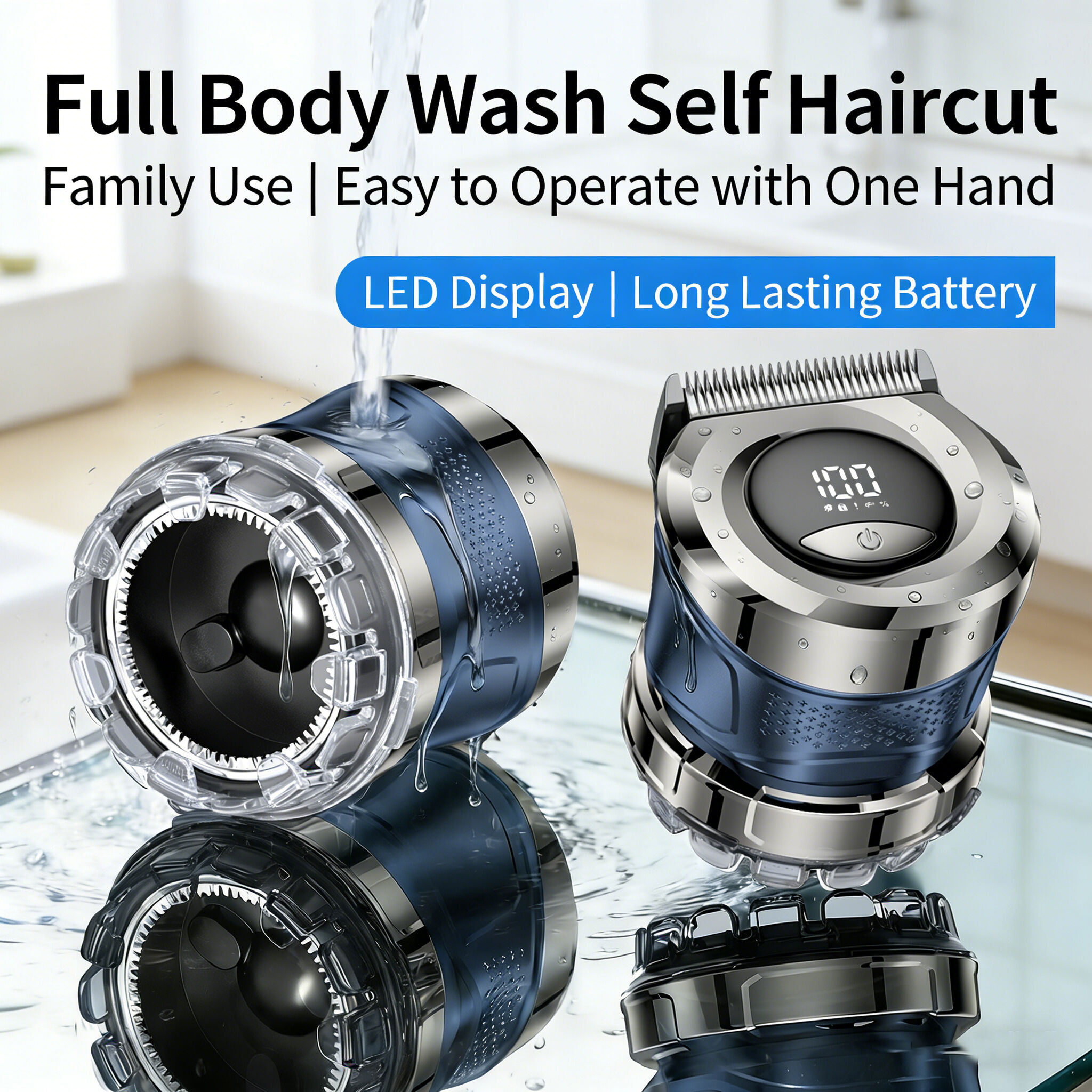 Men's Rotary Electric Hair Clipper(Model: FK-8803)