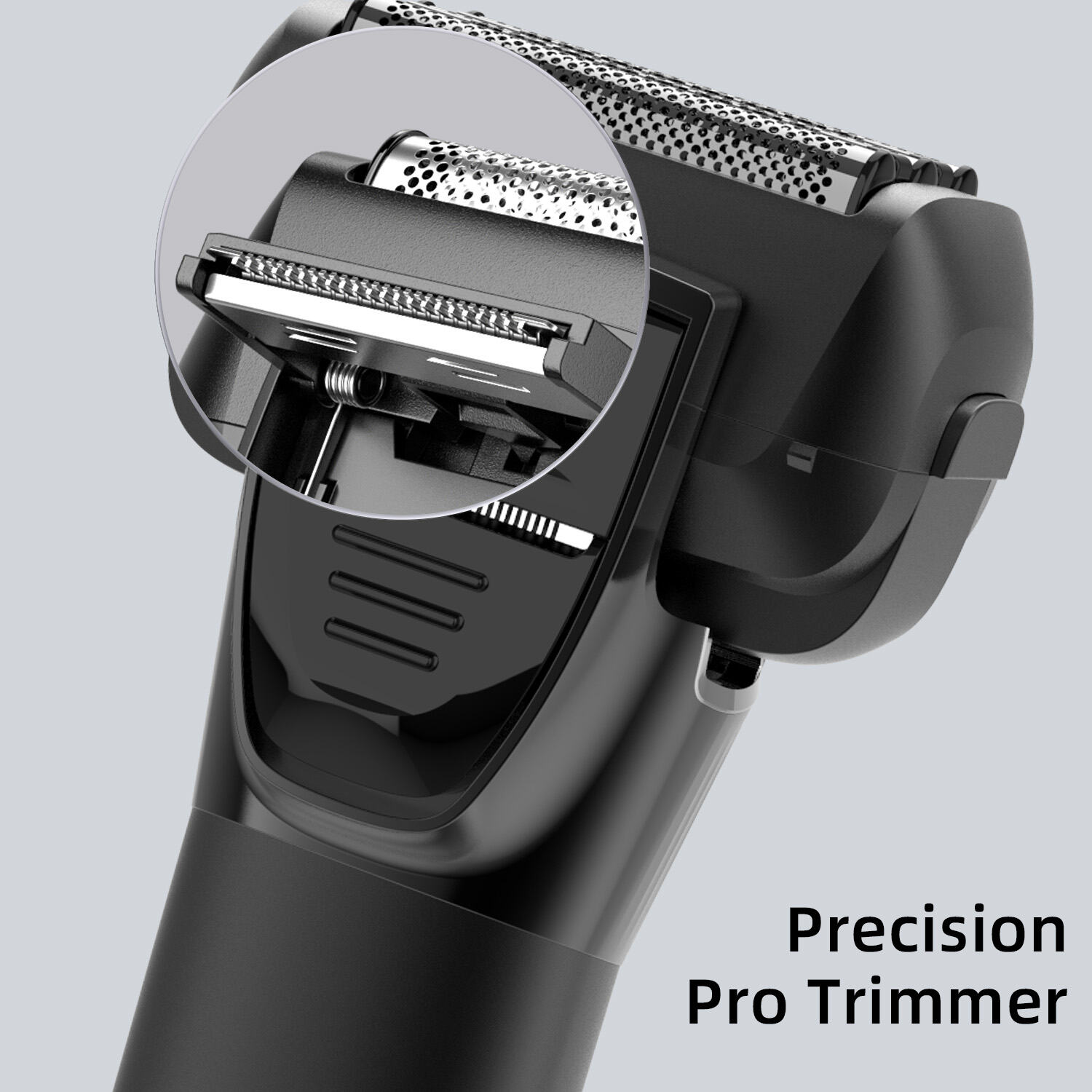FK-705 Industrial-Grade LCD Foil Shaver — 5-Blade, IPX6, USB-C, ISO9001