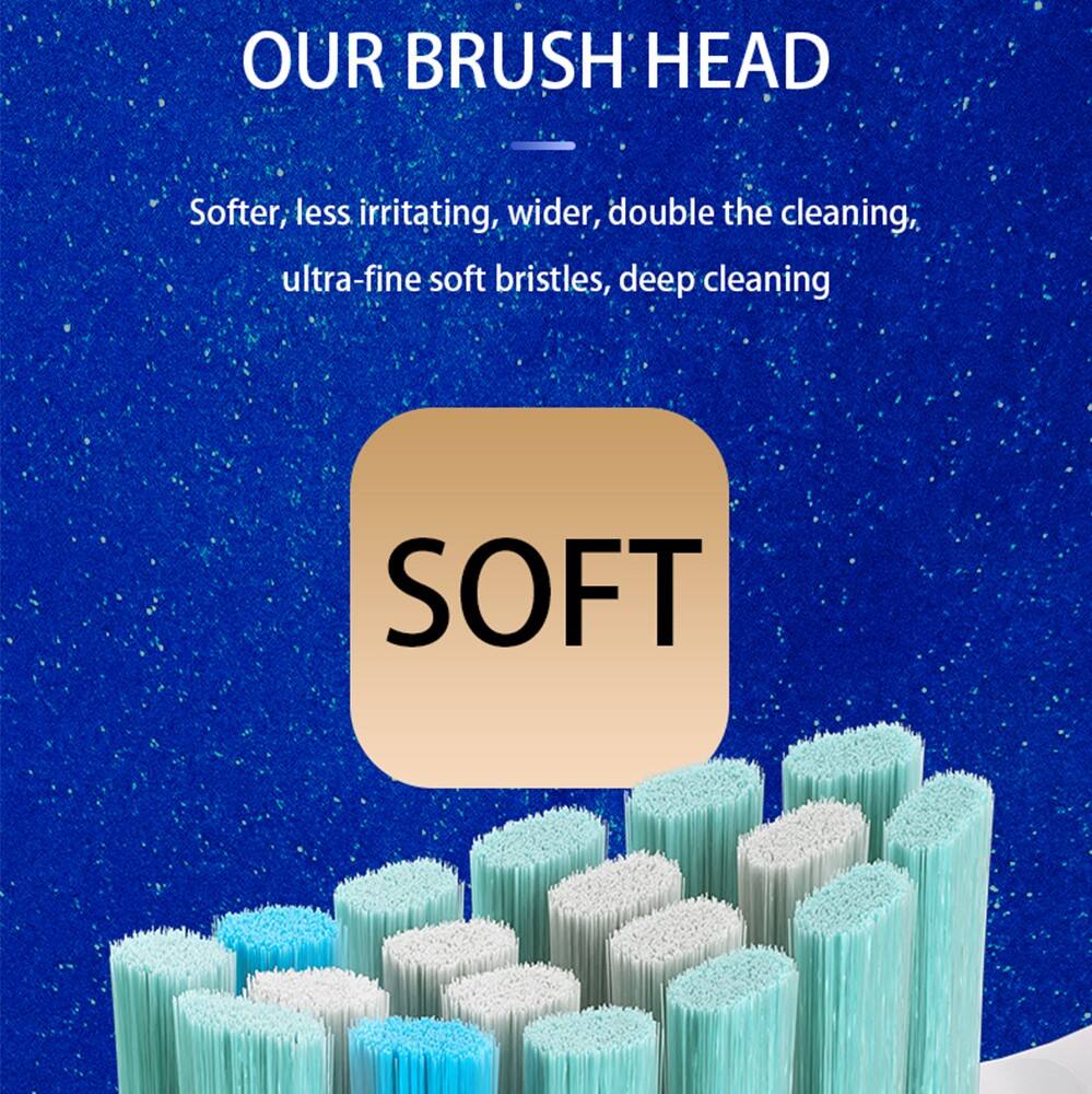 Waterproof Rechargeable Smart  Sonic Electric Toothbrush