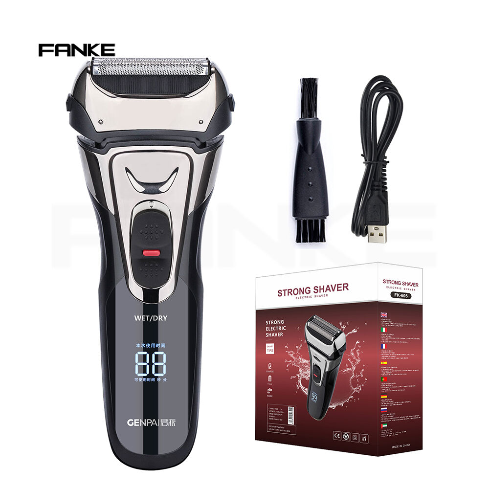 Wet and Dry Waterproof Electric Shaver for Men FK-605