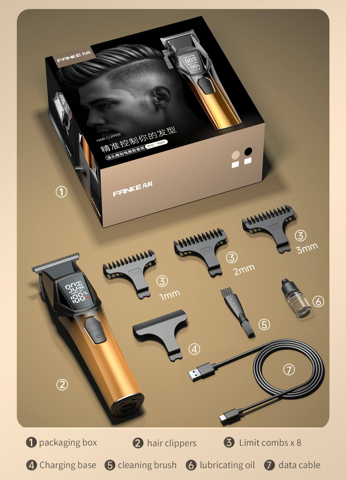 Unmatched Convenience and Performance with USB Charging Hair Clippers
