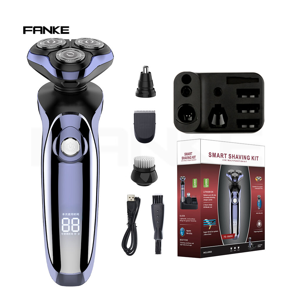 Wholesale  5 in 1 Rechargeable 3 Head Electric Shaver