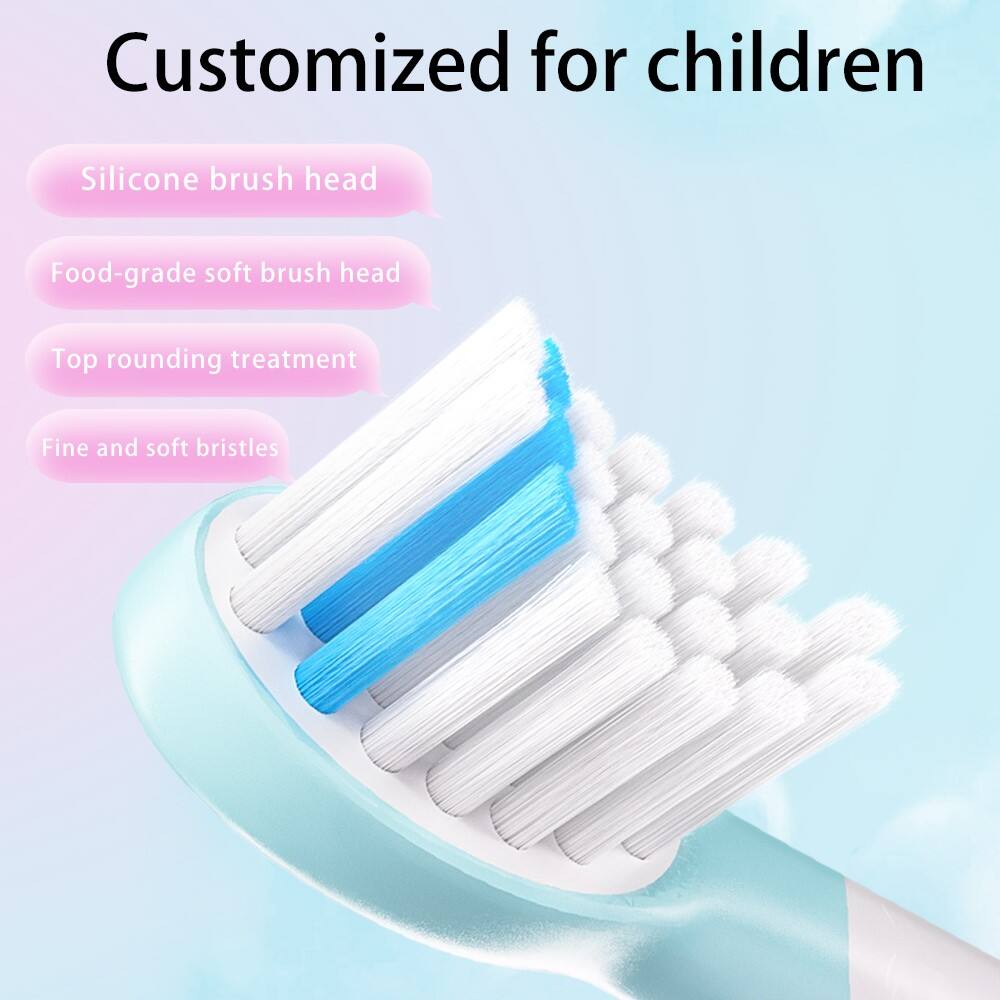 Household Sonic Electric Toothbrush Cartoon Design Waterproof for Children