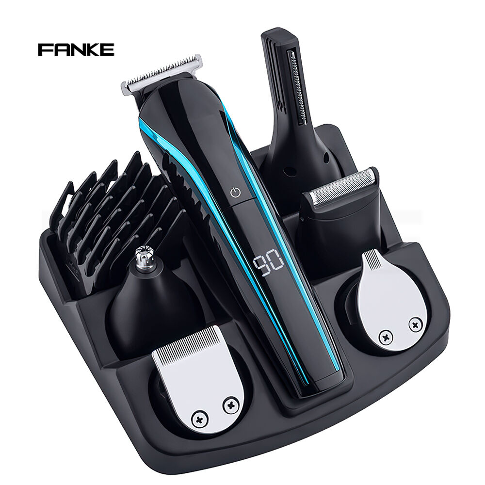 FANKE Kits de toilettage multifonctionnels Tondeuse pour poils du corps, barbe et nez pour homme
