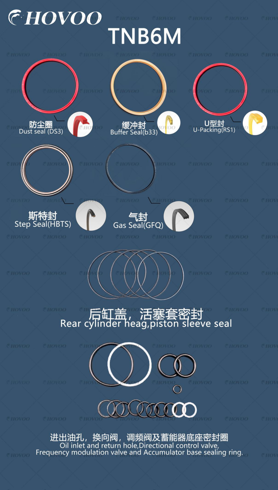 tnb6m hydraulic breaker seal kits-2