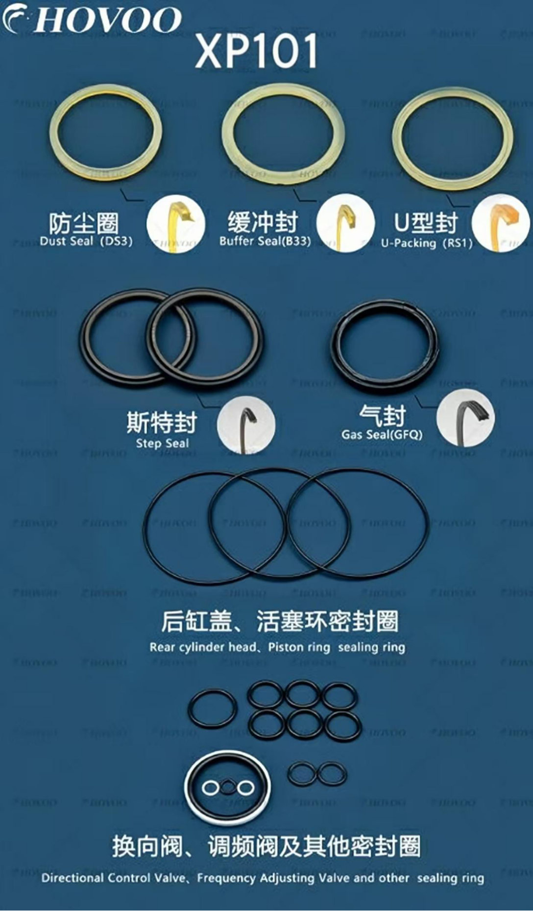 XP101 Hydraulic Hammer Seal Kits supplier