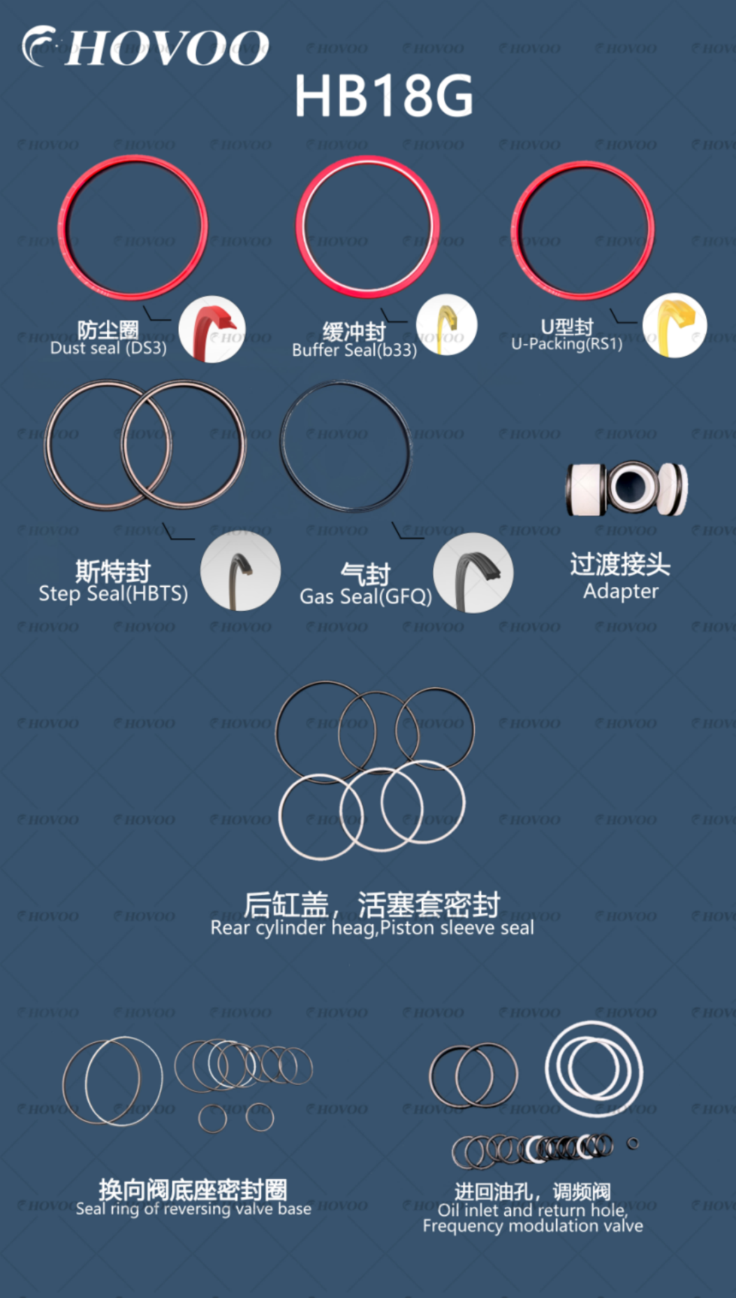 hb18g hydraulic breaker seal kits-2