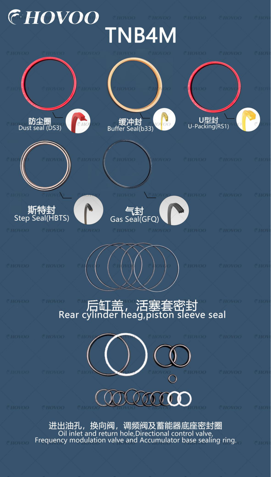 tnb4e hydraulic breaker seal kits -2