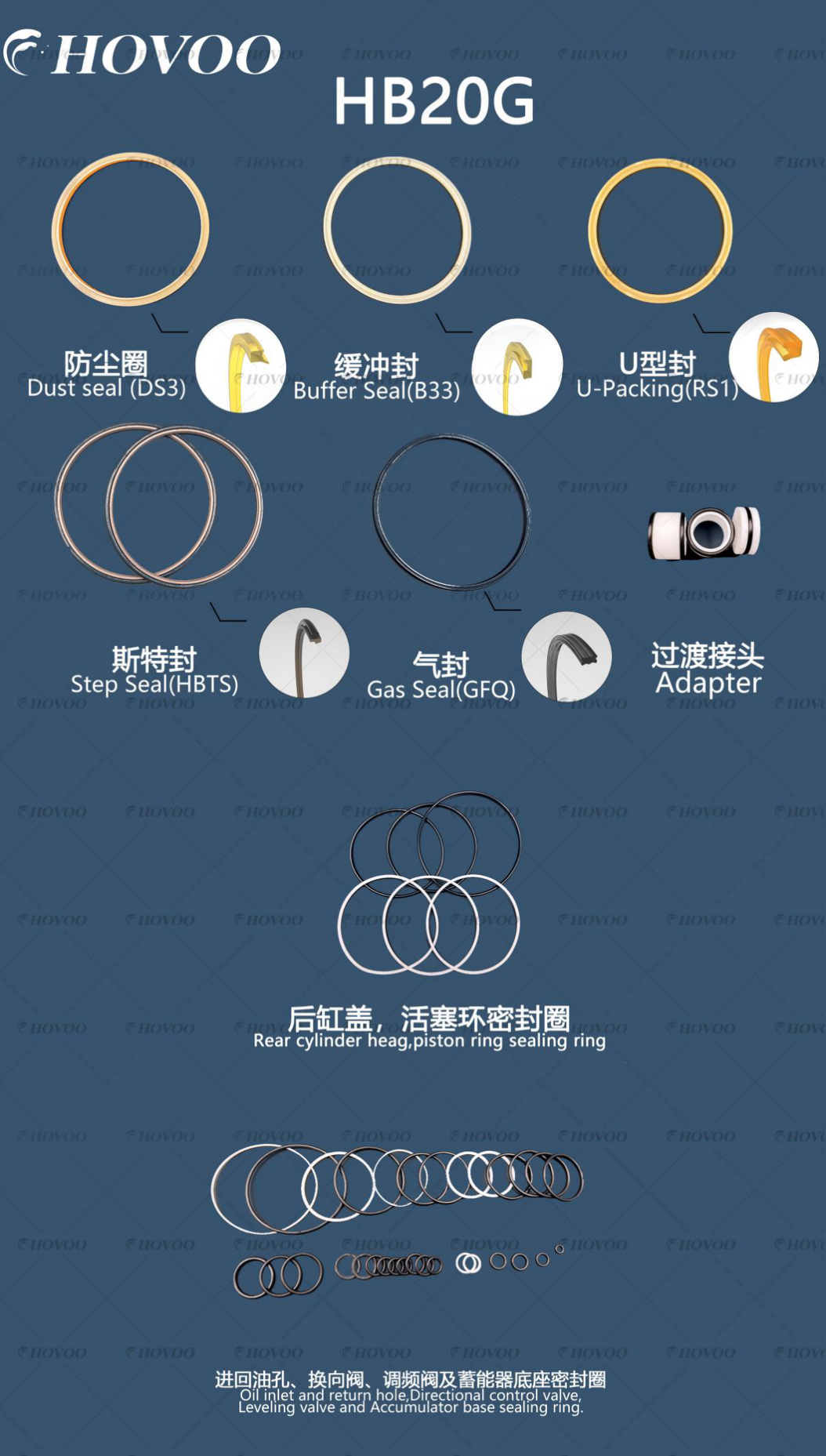 hb20g hydraulic breaker seal kits-2
