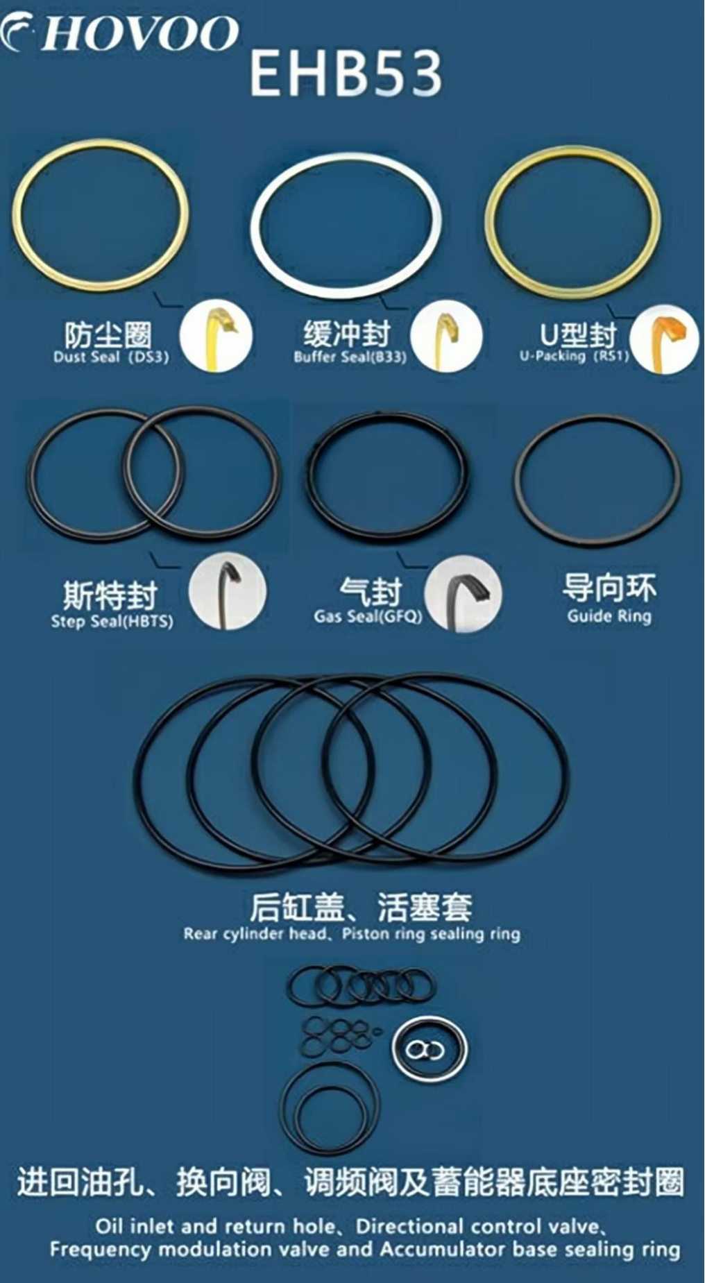 ehb53 hydraulic breaker seal kits-2