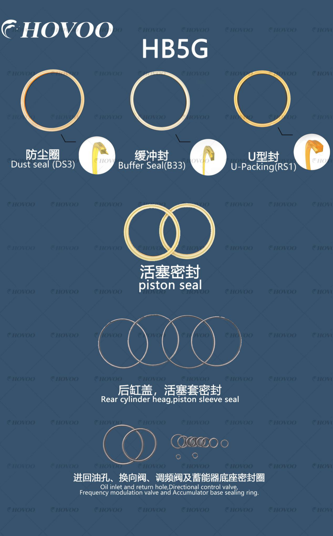 hb5g hydraulic breaker seal kits-2