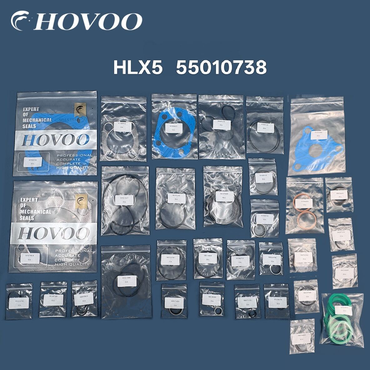 55010738/HLX5 Hydraulic Rock Drill Seal Kits