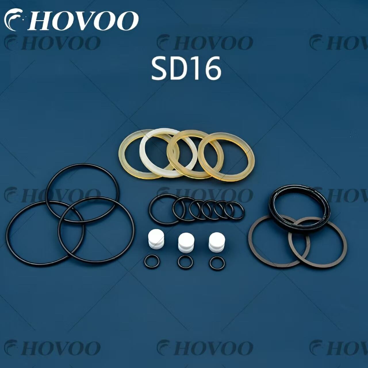 SD16 hidrauliskās triecējiekārtas blīvējumu komplekti